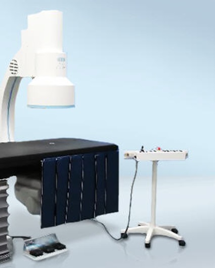 C-Bogenliege für Infiltration mit Stahlenschutz